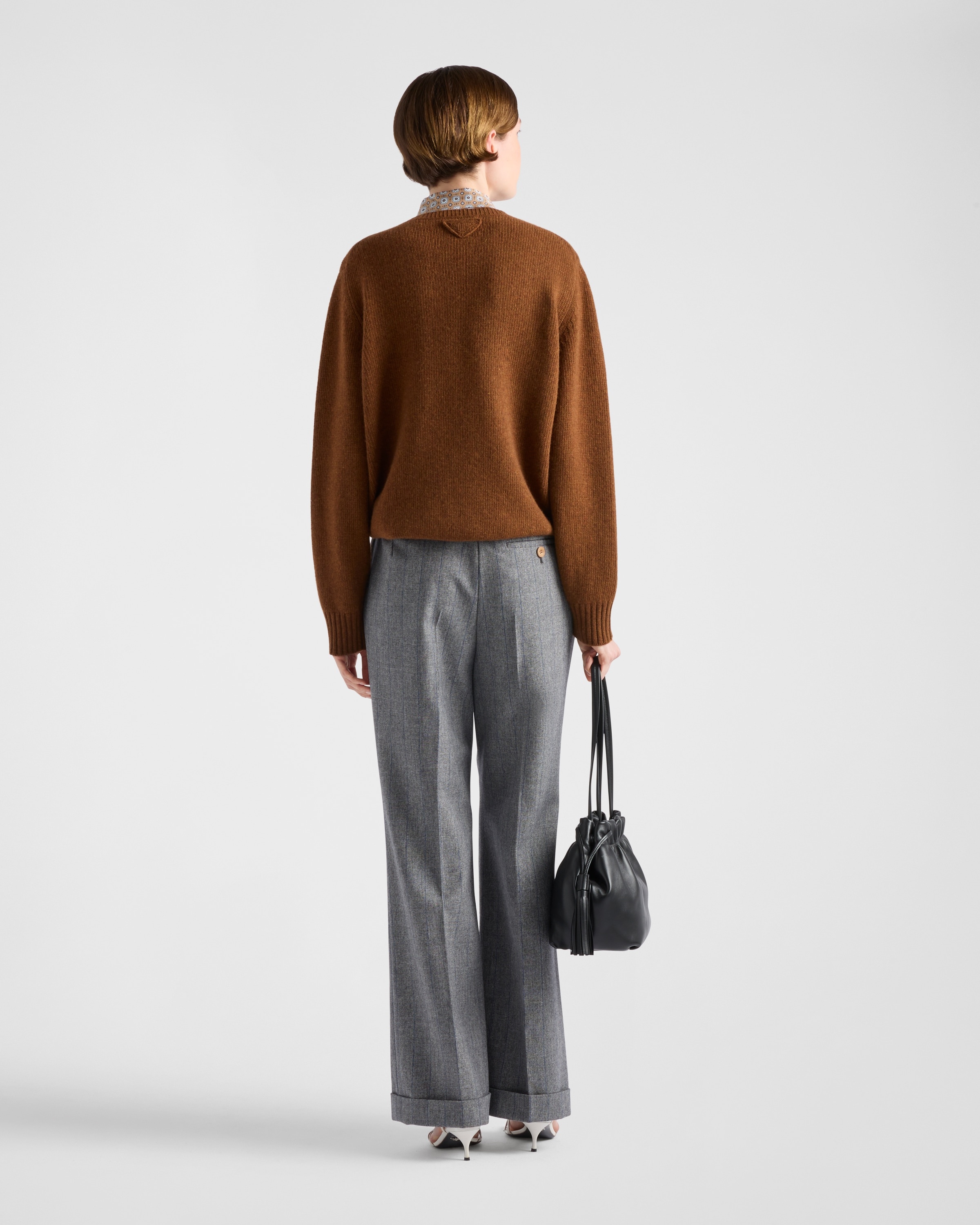 Wool and cashmere crew-neck sweater - 5