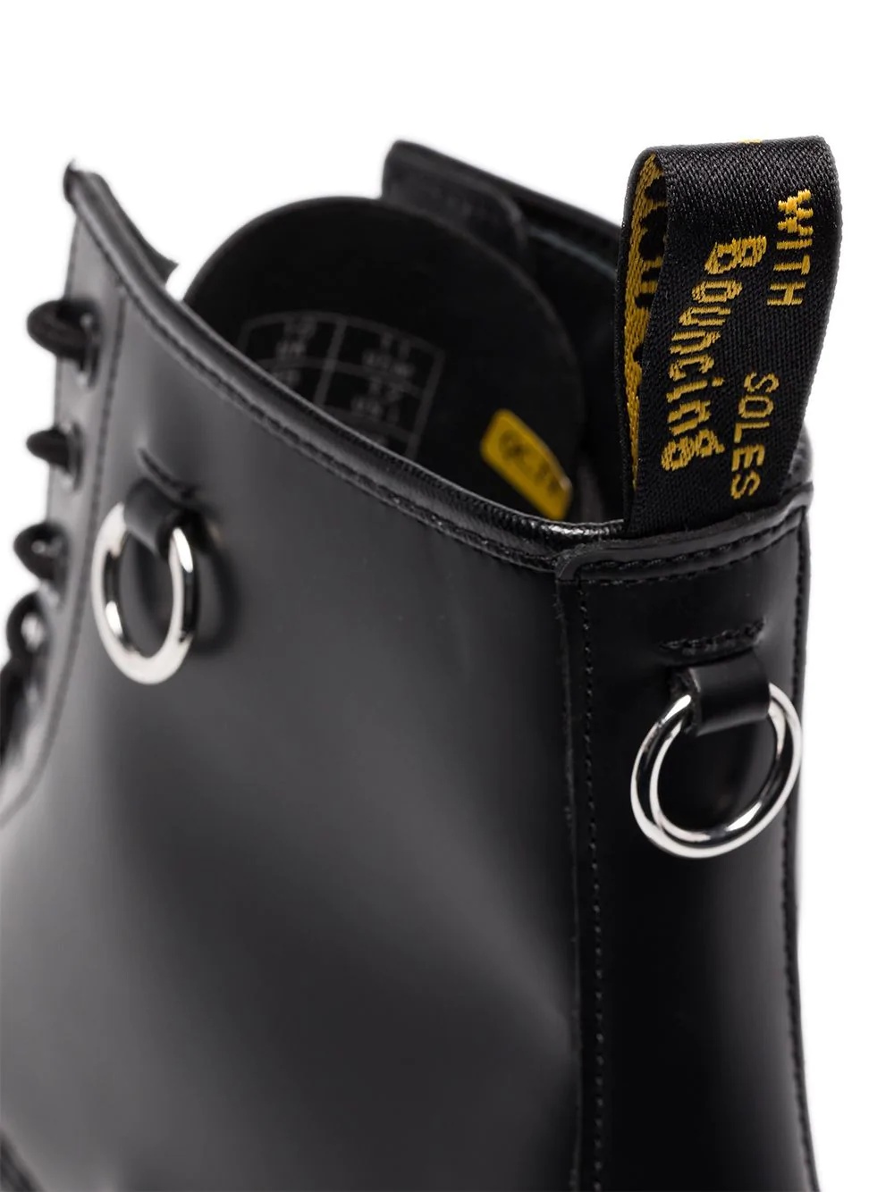 x Raf Simons ring-embellished boots - 4