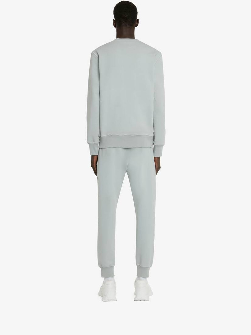 Men's McQueen Graffiti Sweatshirt in Dove Grey 4