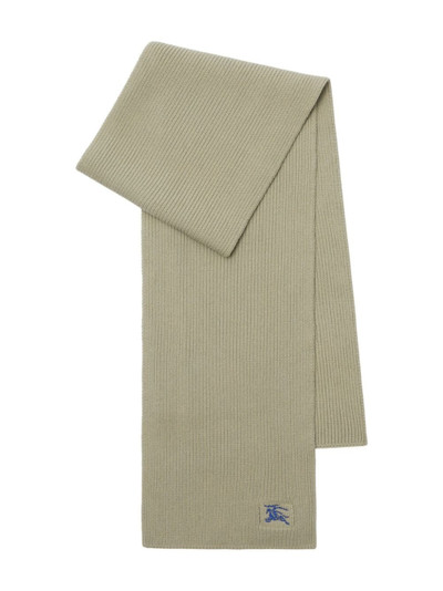 Burberry EKD-embroidered cashmere scarf outlook