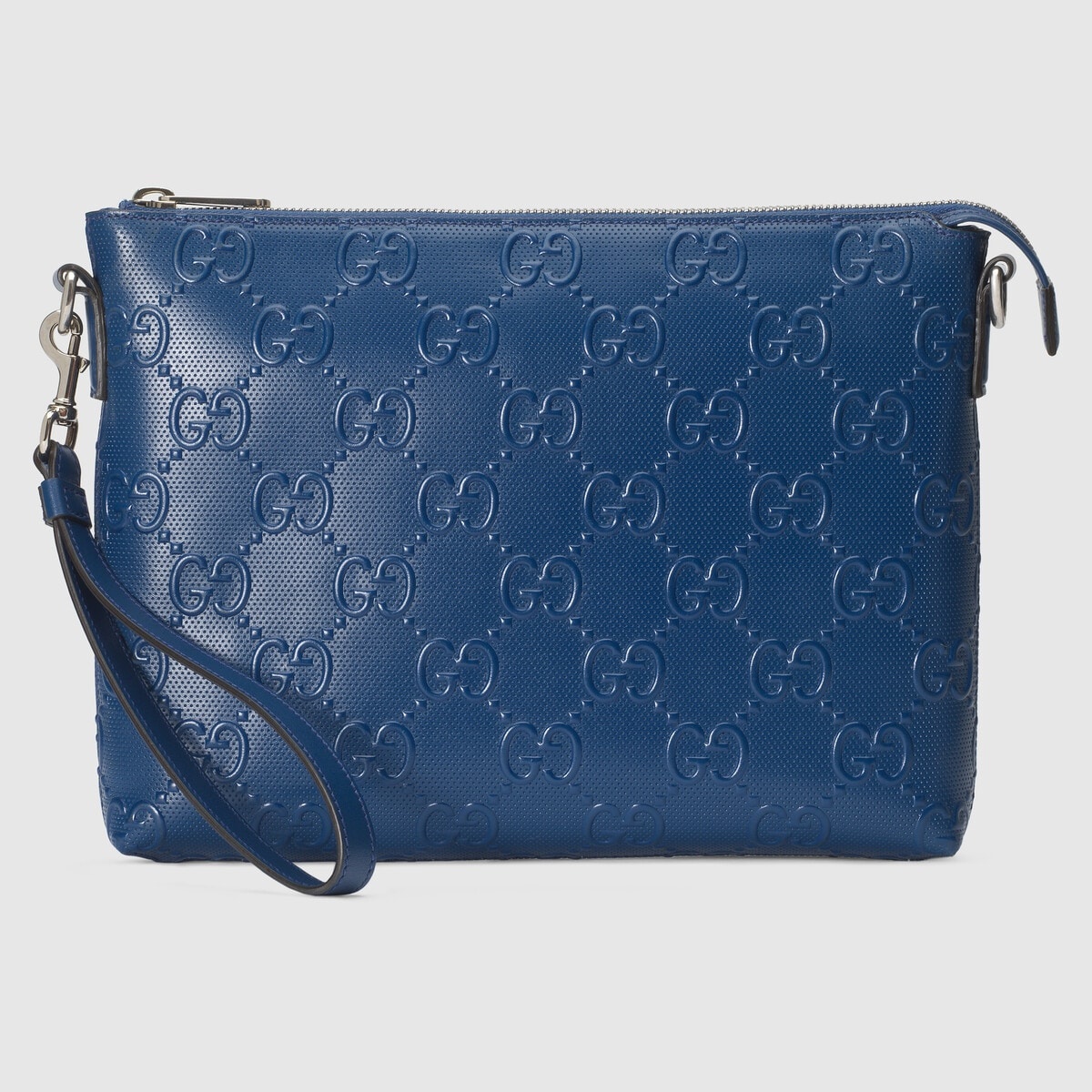 GG embossed medium messenger bag - 1