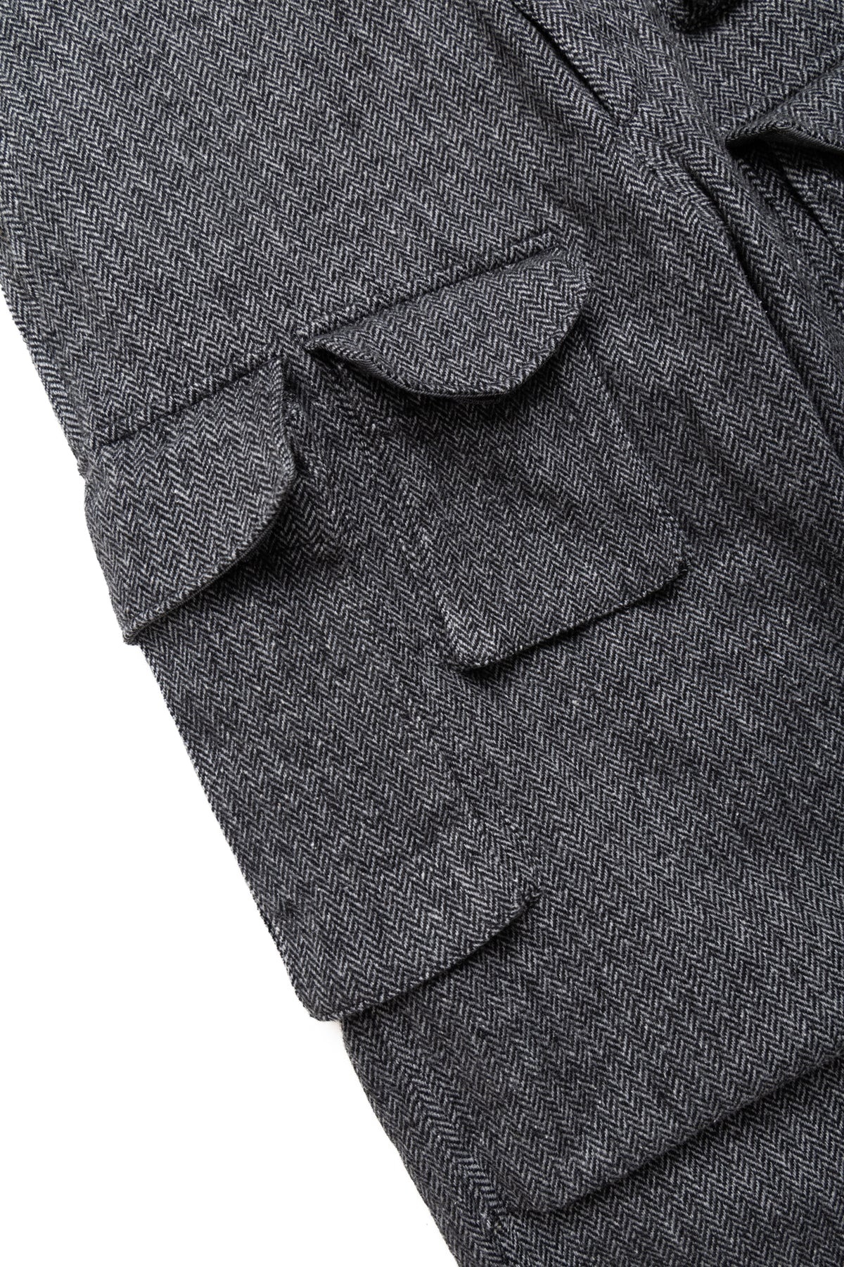 FA Pant Poly Wool Herringbone - Grey - 7