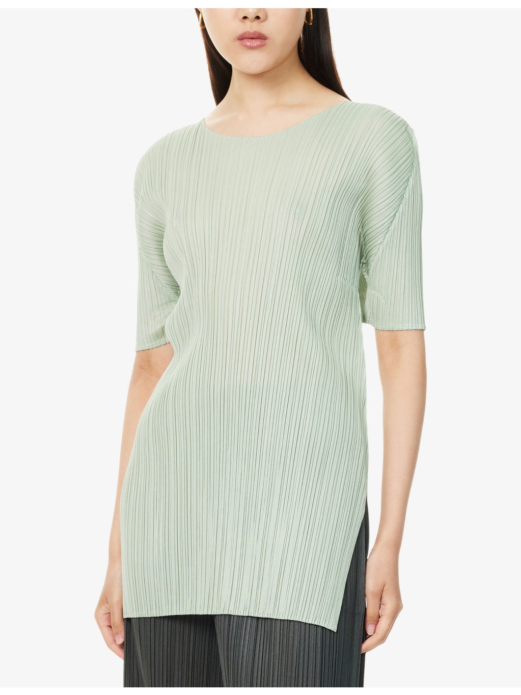 Monthly June Round-Neck Knitted Top - 3