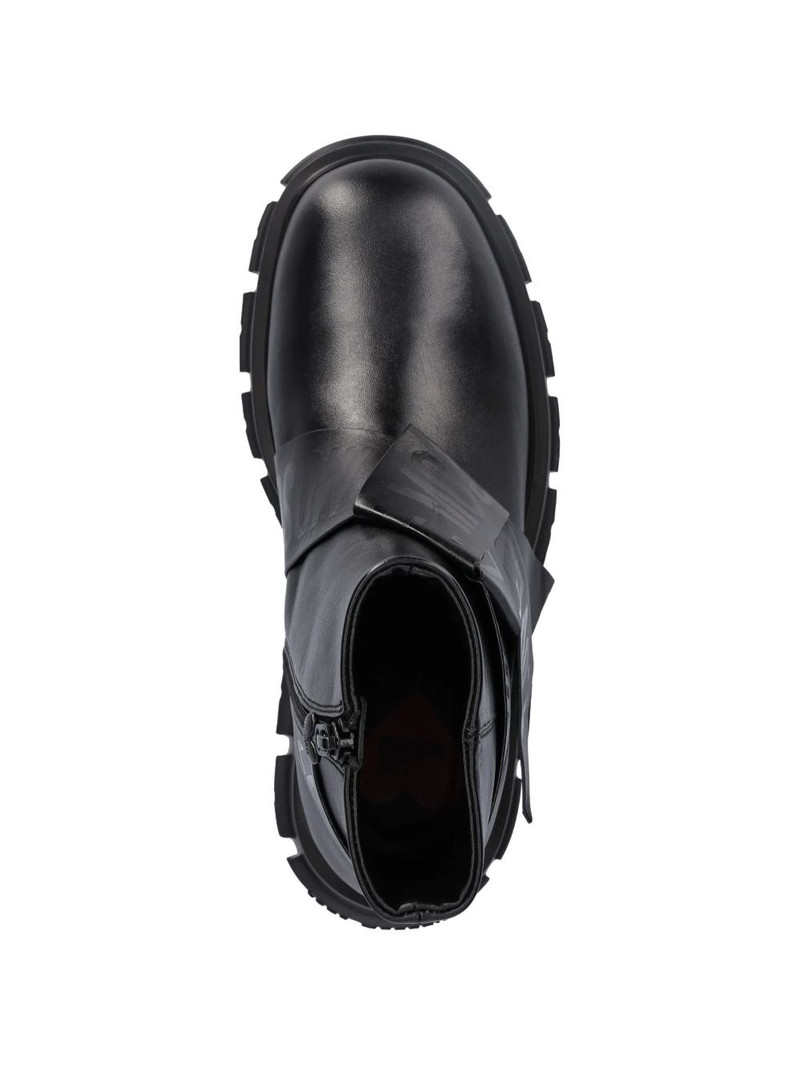 logo-tape ankle boots 3