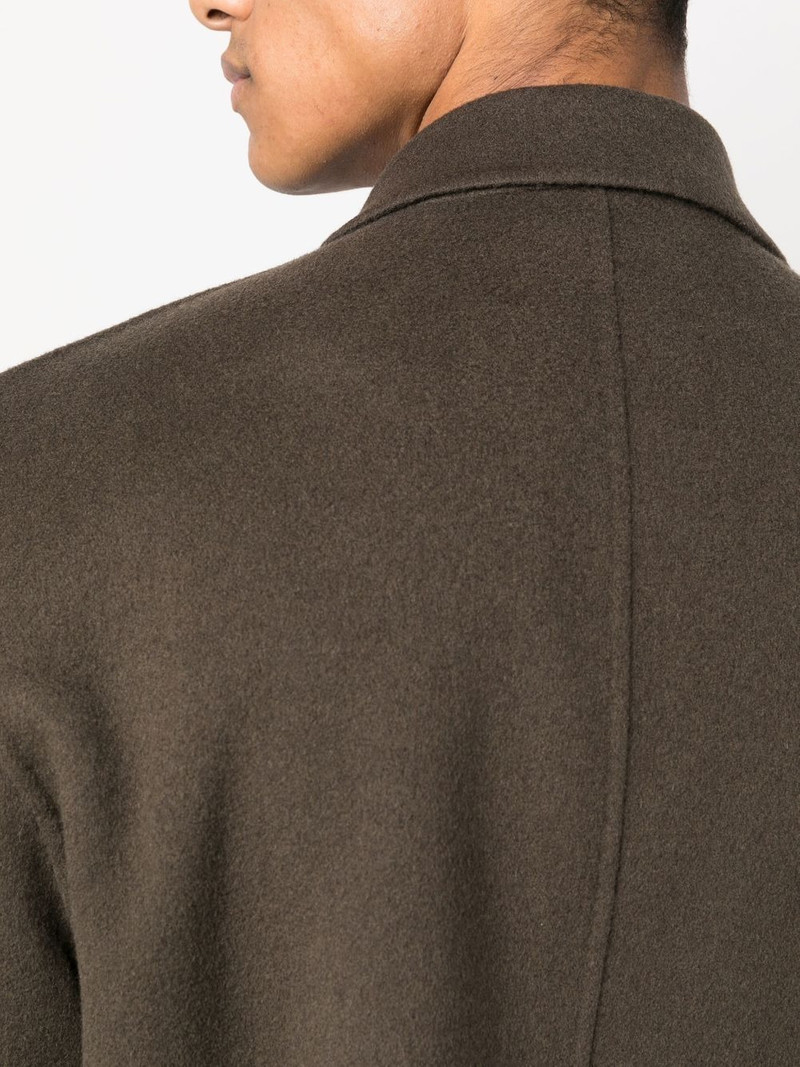 wool-blend single-breasted coat 5