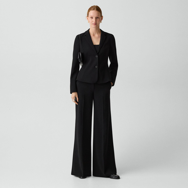 Theory Fitted Blazer in Admiral Crepe outlook