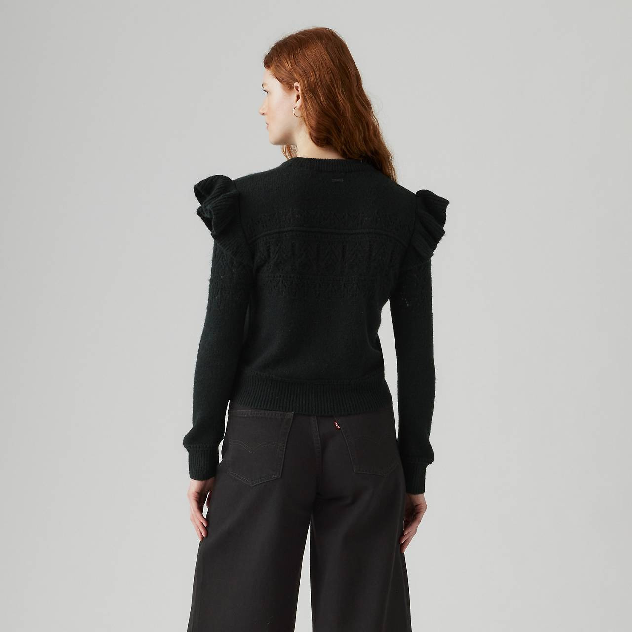SHANE FLUTTER SLEEVE SWEATER - 4