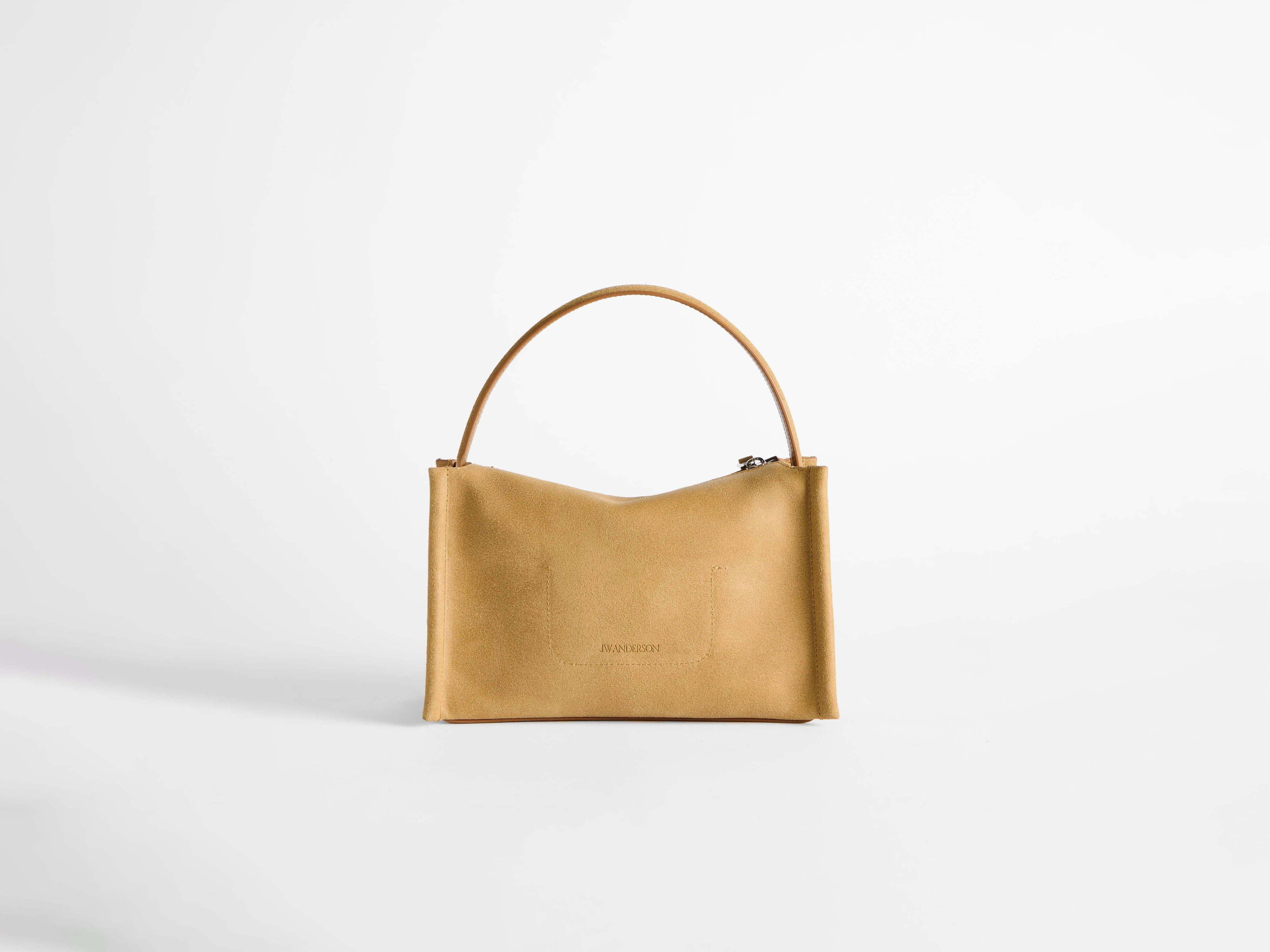 LOAFER BAG IN GOLD IN WAXED SUEDE - 6