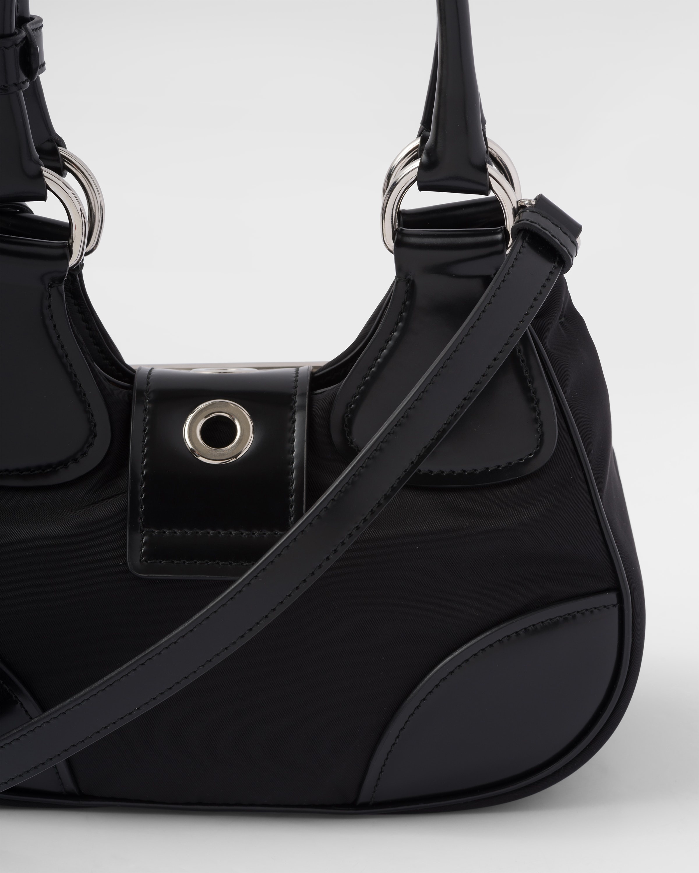 Prada Moon Re-Nylon and leather bag - 7