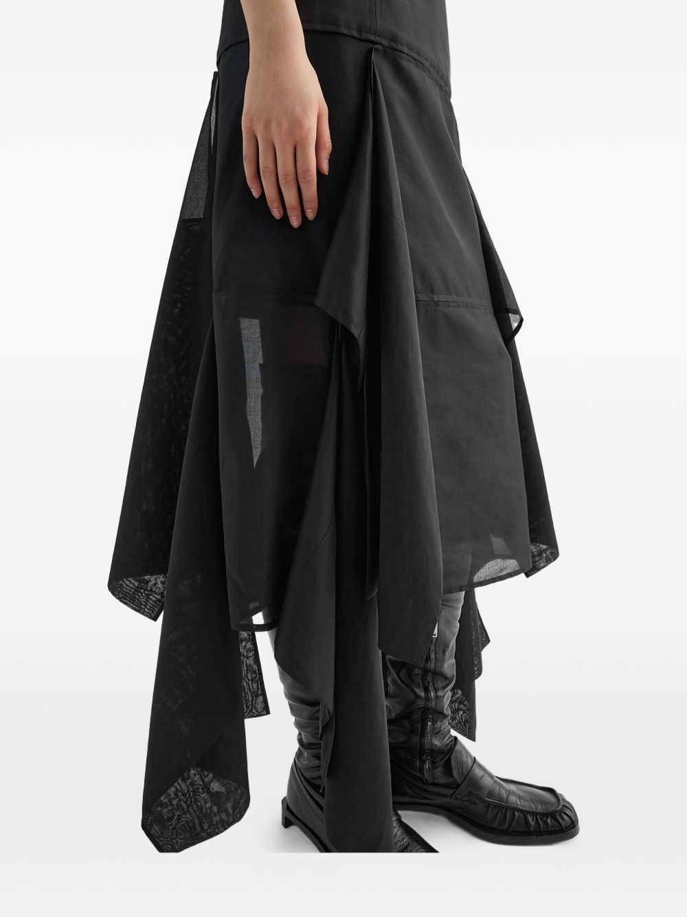 panelled midi skirt - 5