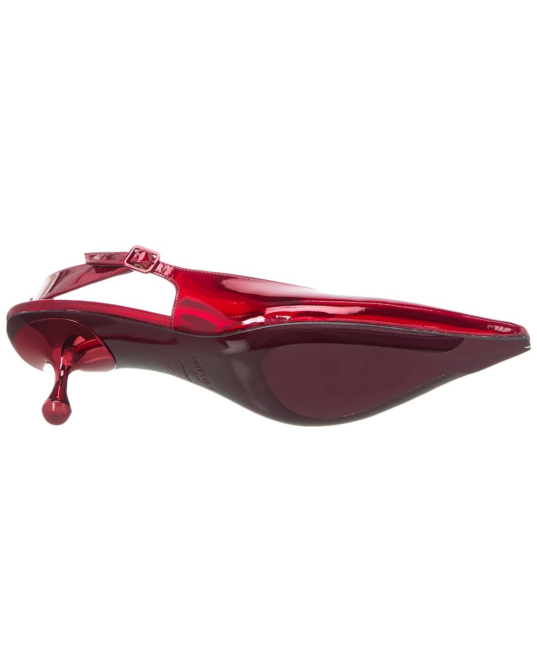 Jimmy Choo Amel 50 Leather Slingback Pump - 4
