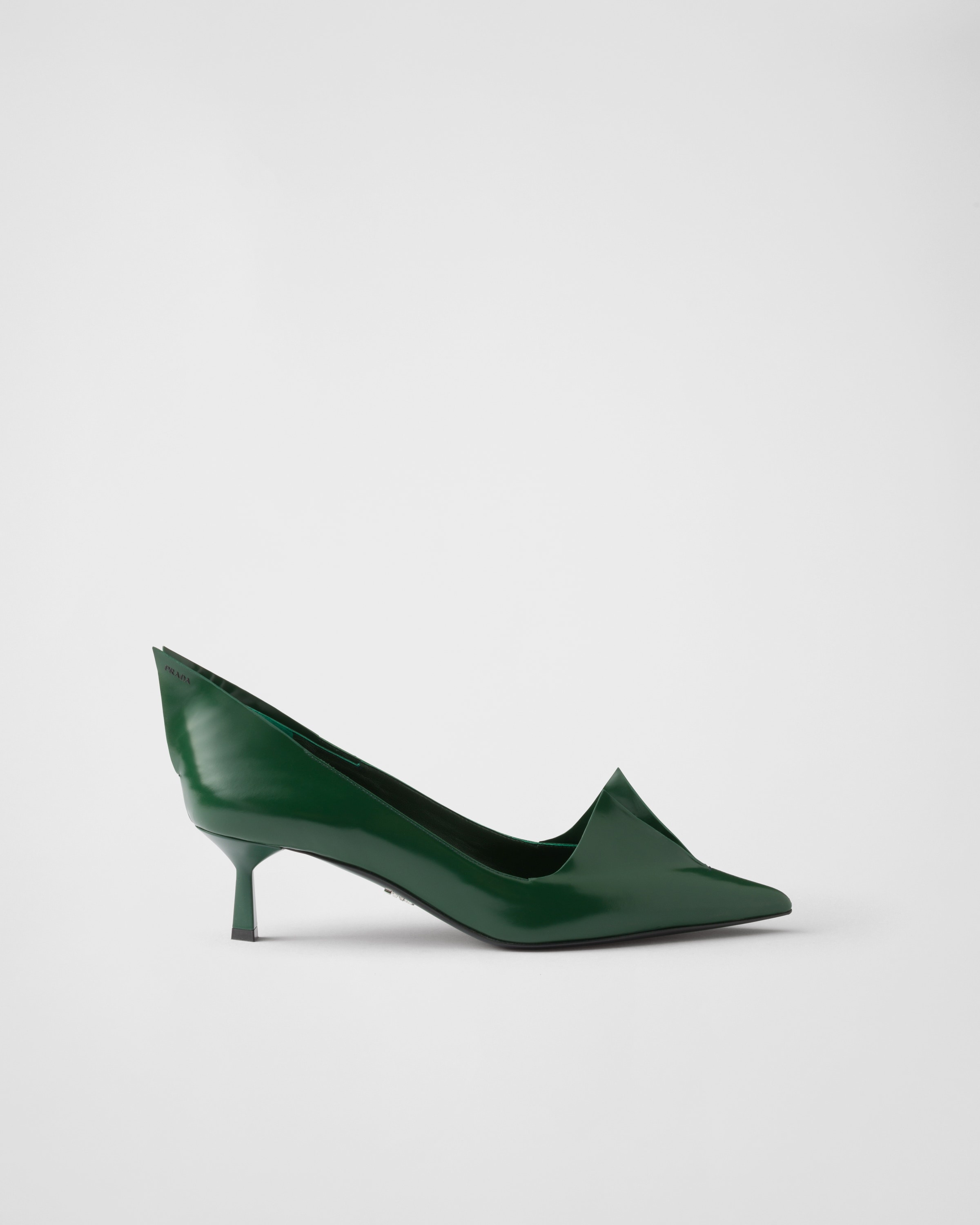 Brushed leather pumps - 2
