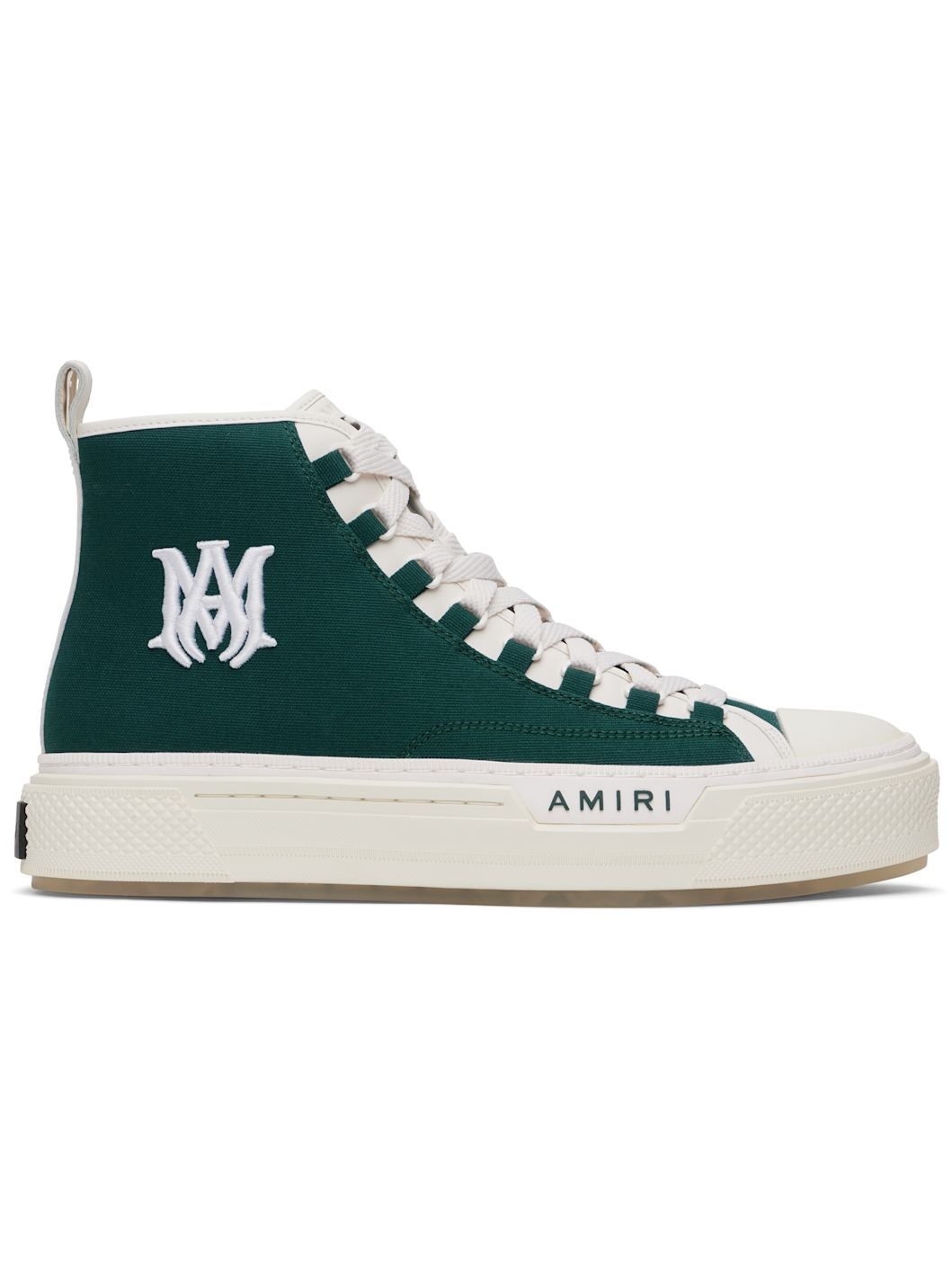 Green 'MA' Court Hi Sneakers - 1