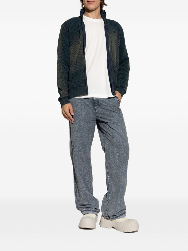 Diesel waffle-knit cardigan outlook