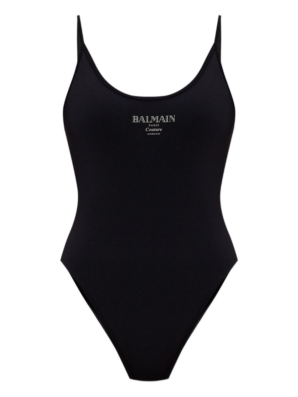 logo-print swimsuit - 1