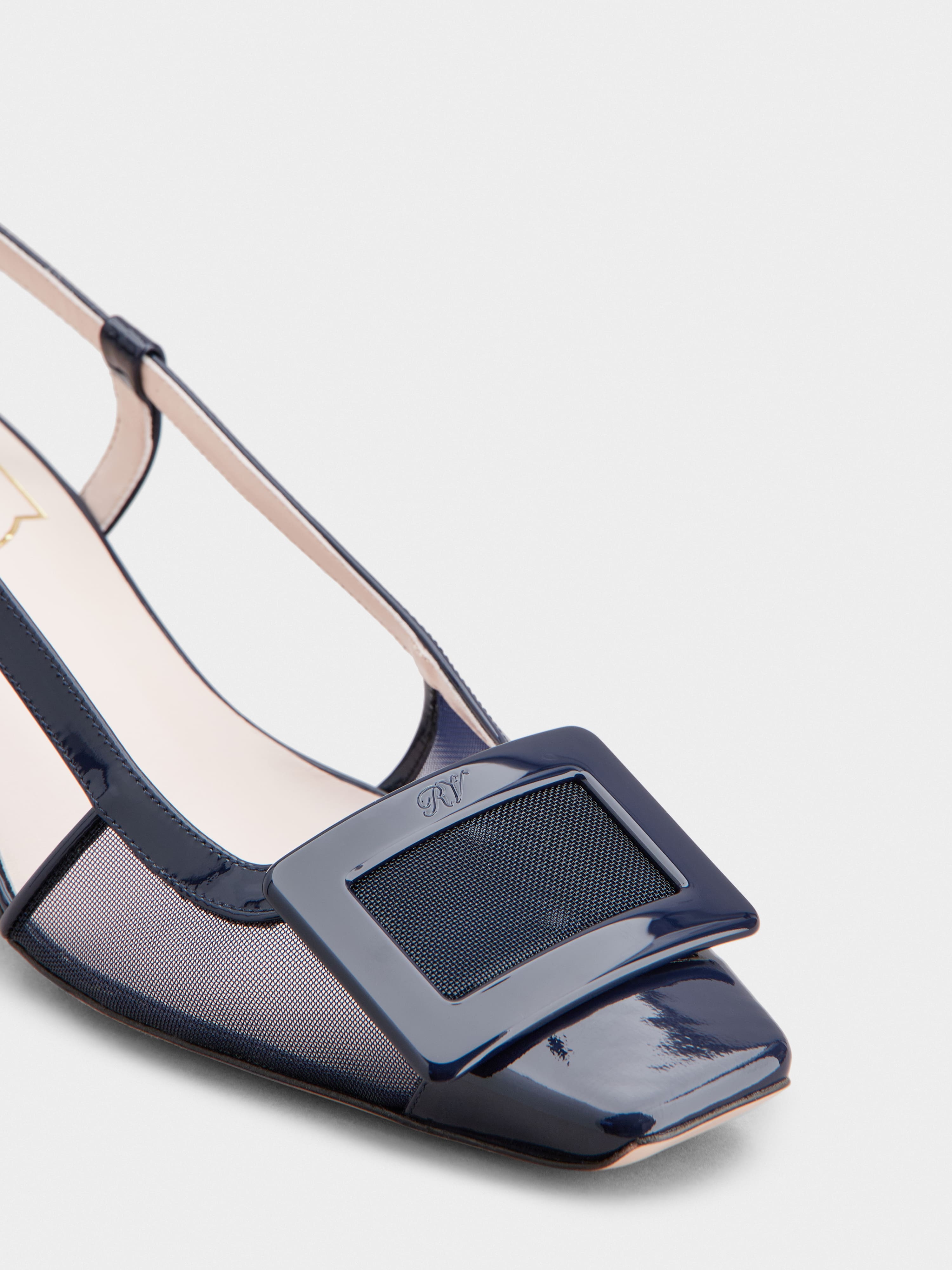 Belle Vivier Slingback Pumps in patent leather - 3