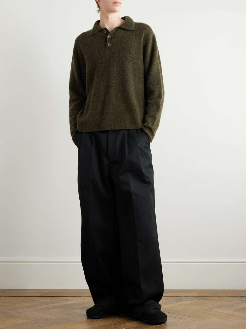 The Elder Statesman Cashmere Polo Shirt outlook