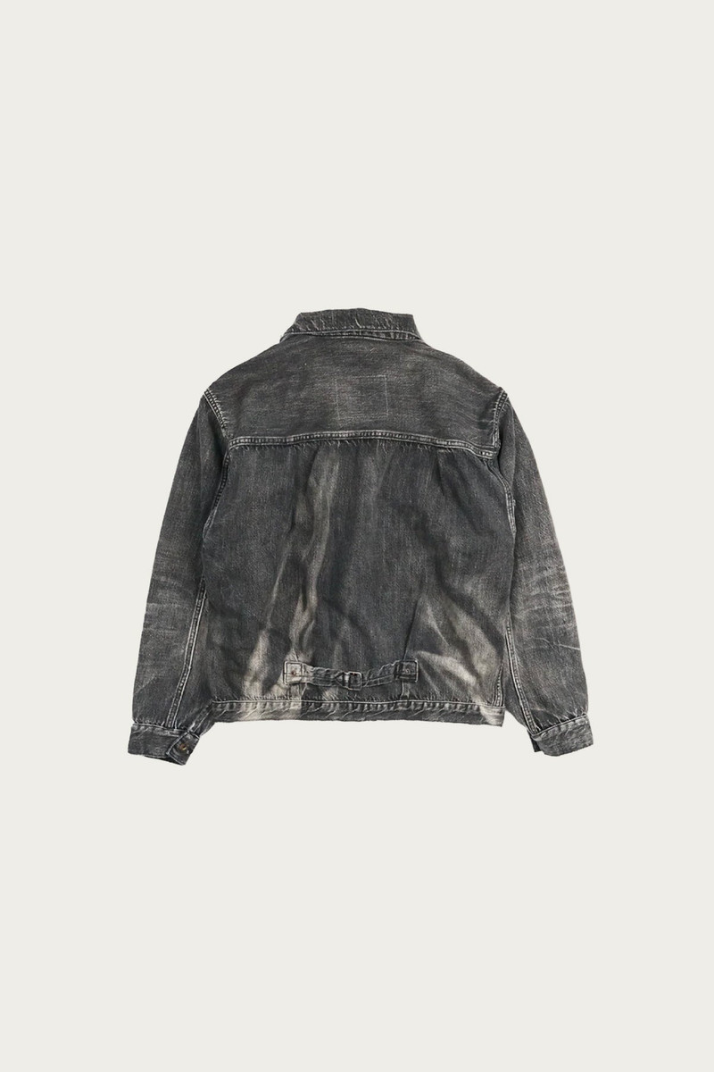 FULLCOUNT WWII Model 11.5oz Black Denim Jacket HW Master of Reality - Black outlook