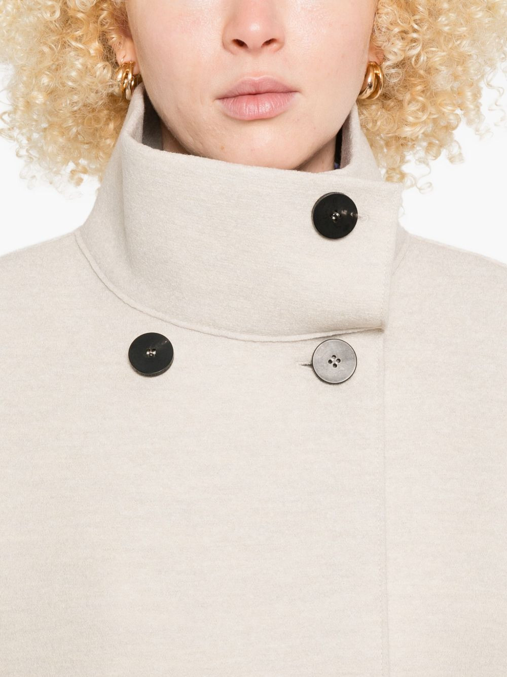 double-breasted wool jacket - 5