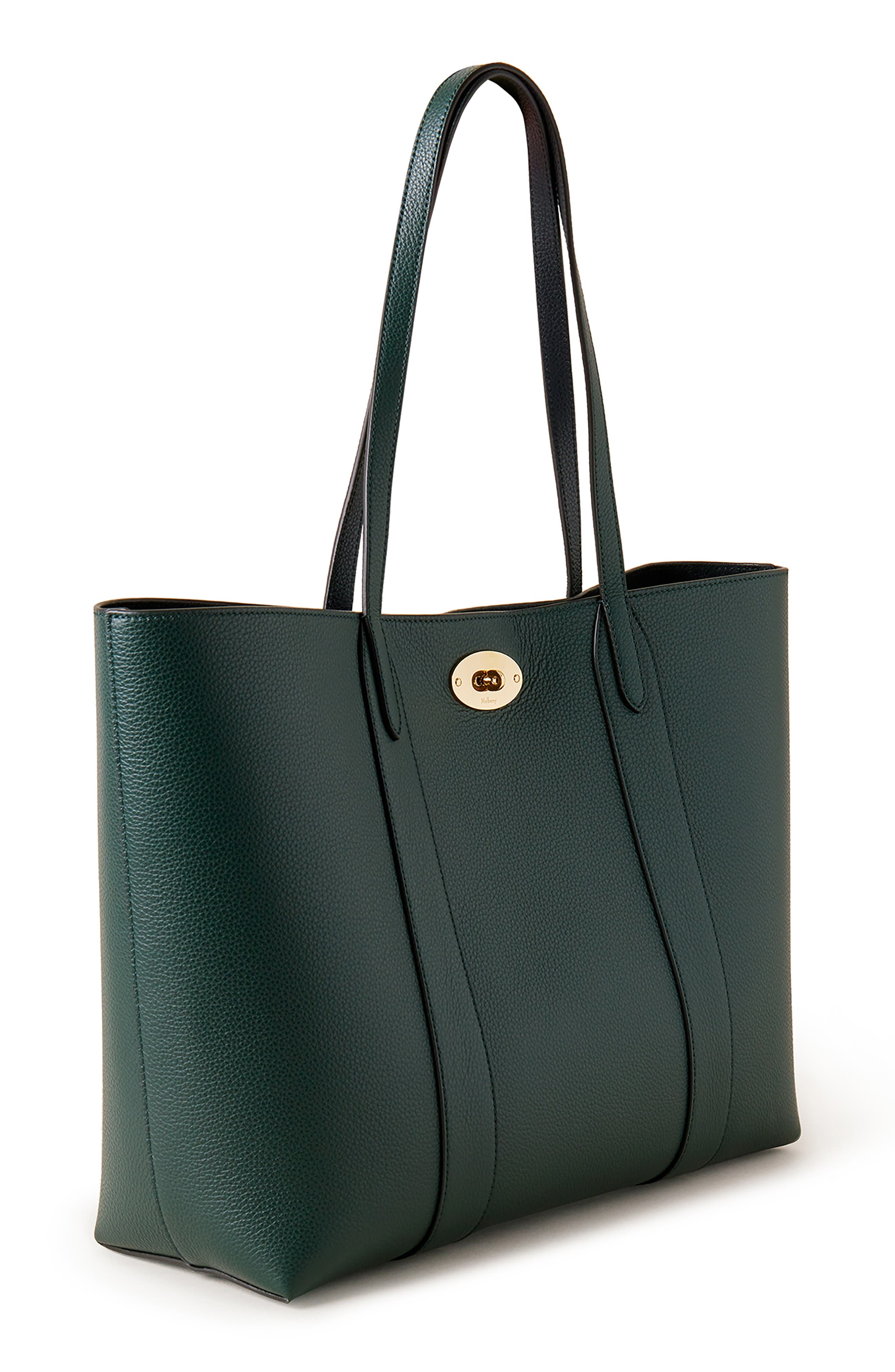 Mulberry Bayswater Leather Tote in Mulberry Green at Nordstrom - 6