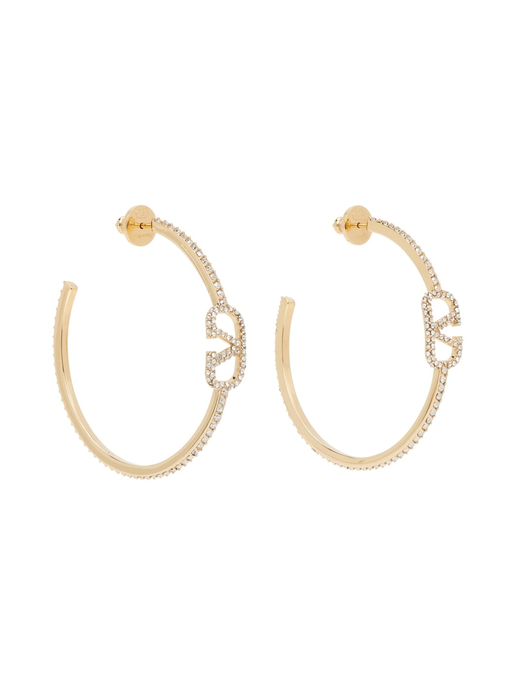 Gold VLogo Signature Earrings - 2