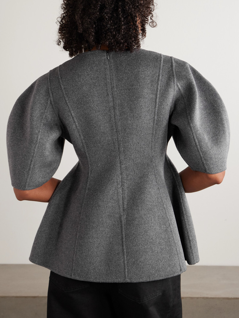 Brushed Wool And Cashmere-blend Felt Top 3