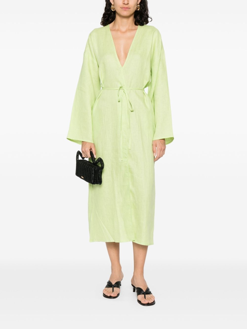 linen coat - 2