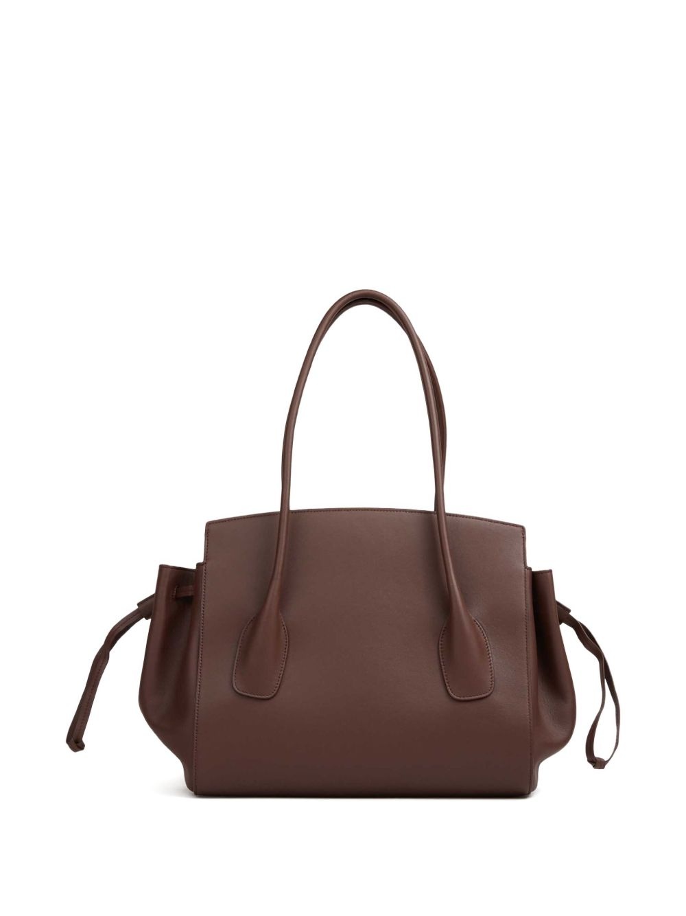 Voyage drawstring leather tote bag - 3