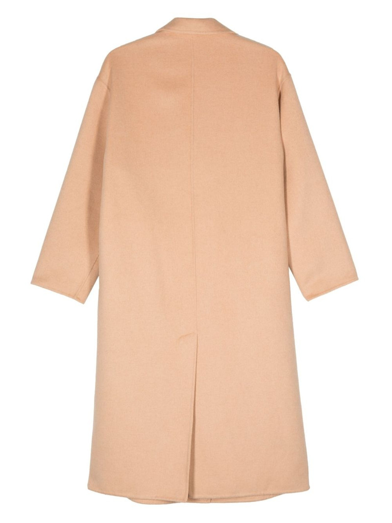 HUGO double-breasted long coat outlook