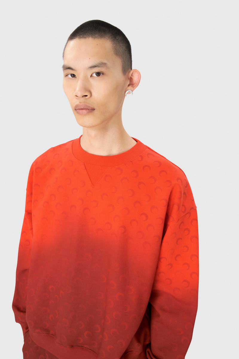 Moon Faded Fleece Oversized Sweatshirt 3