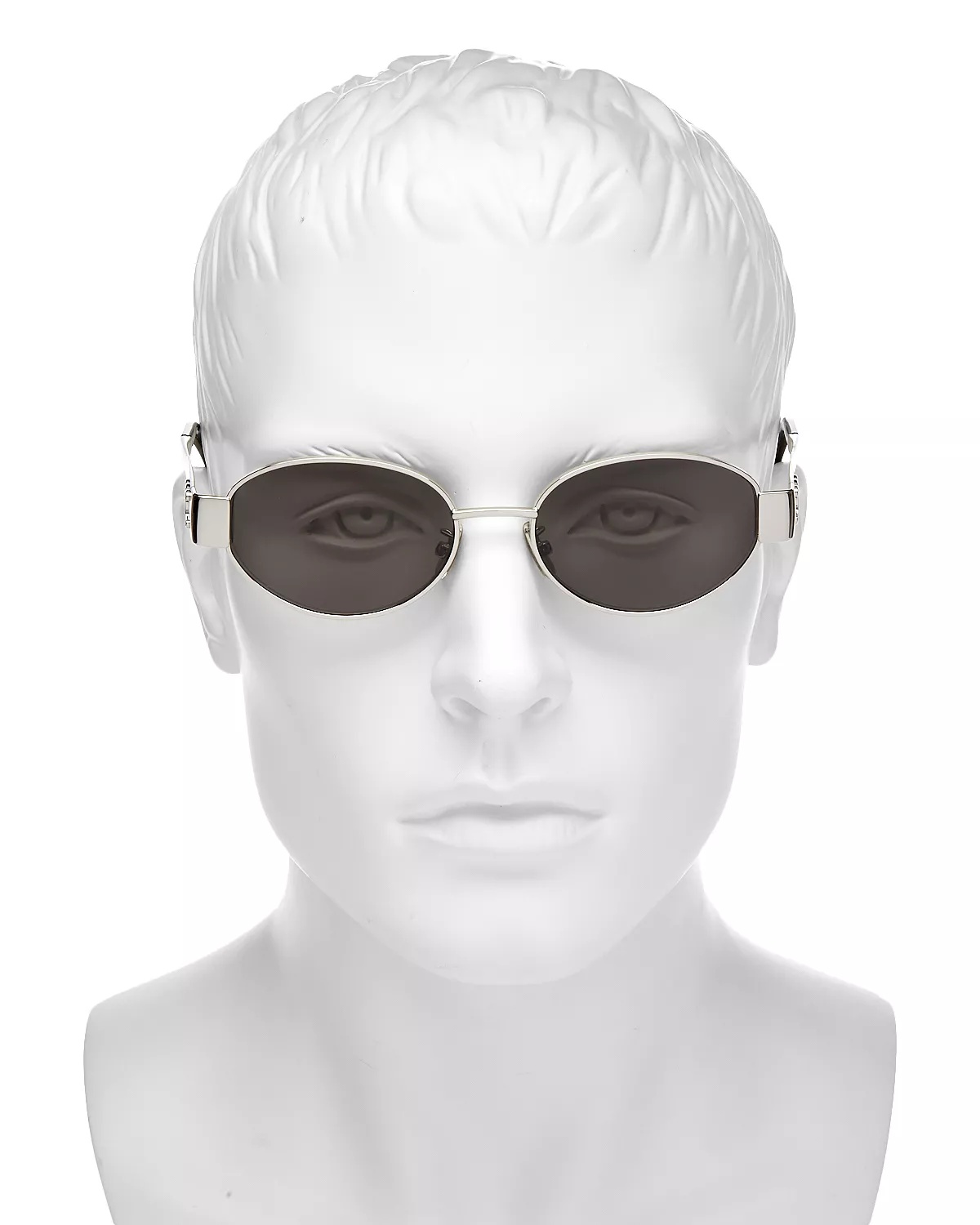 Triomphe Metal Round Sunglasses, 54mm - 4