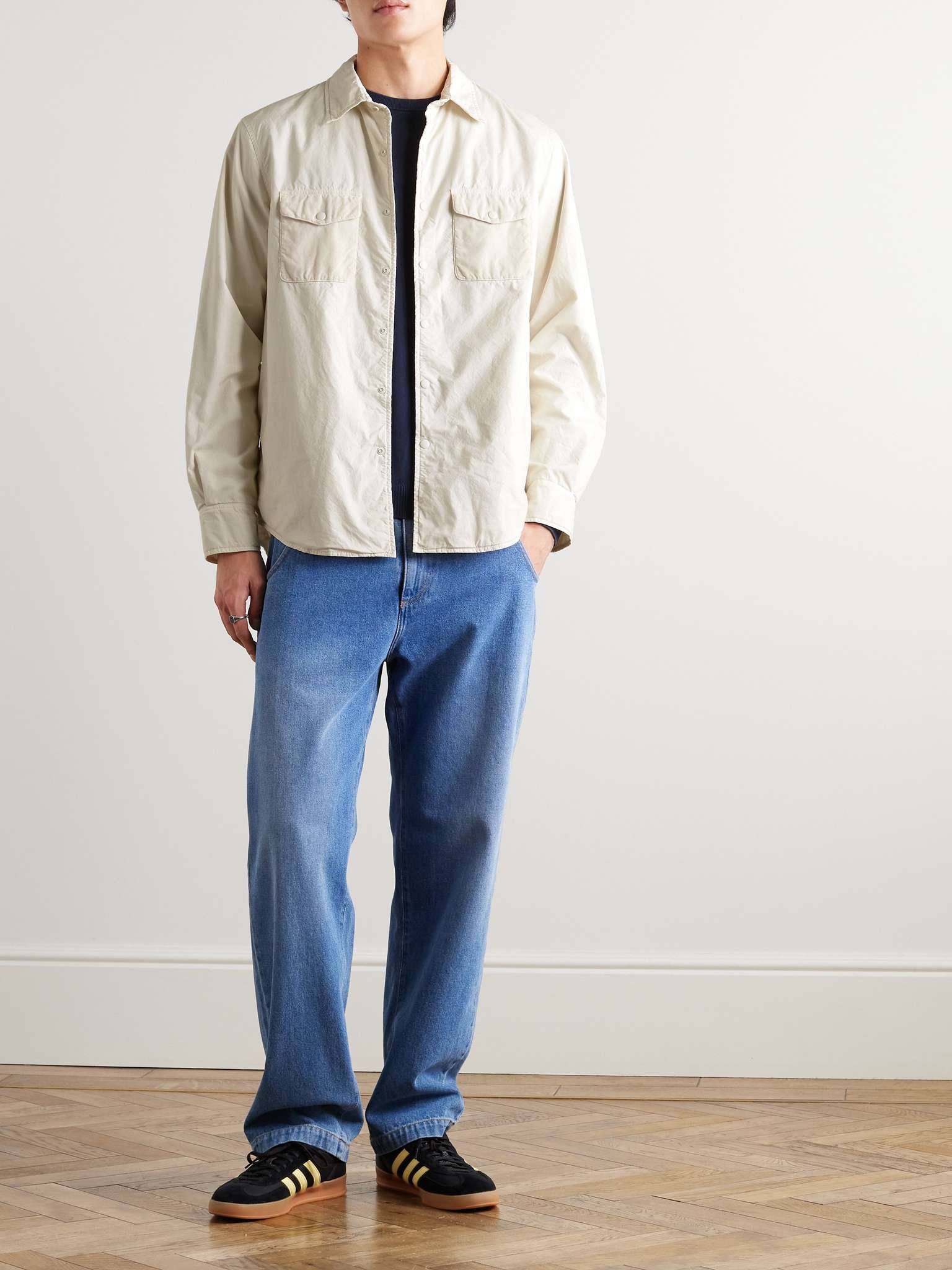 Corduroy-Trimmed Cotton-Shell Padded Overshirt - 2