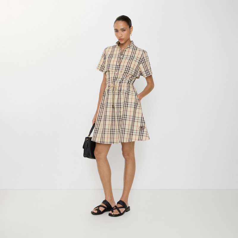 Burberry Check Cotton Dress outlook