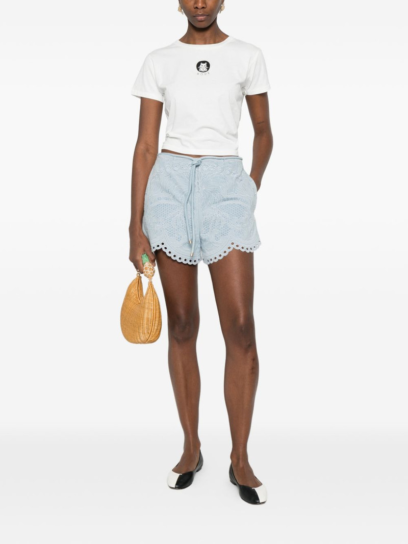 BODE round-neck cat-detail T-shirt outlook