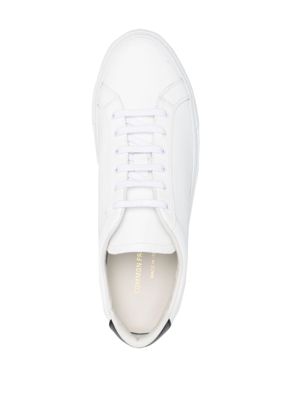 Retro leather sneakers - 4