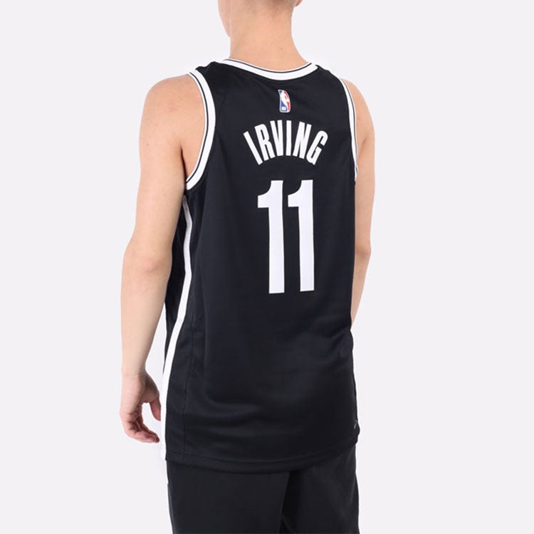 Nike NBA Sports Basketball Jersey/Vest SW Fan Edition 20-21 Season Brooklyn Nets Kyrie Irving 11 Bla - 6
