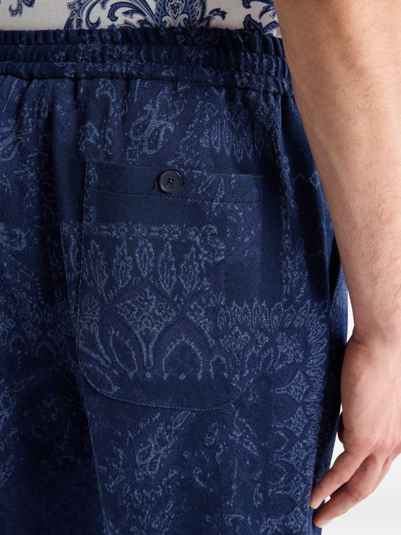 jacquard floral trousers 5