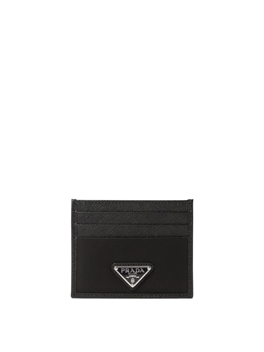 Prada Re-Nylon And Saffiano Leather Cards Holder - 1