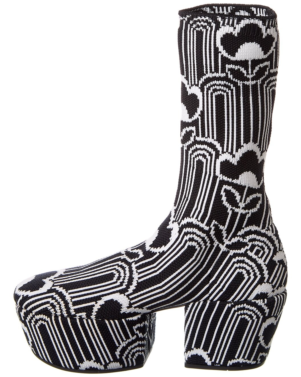 Prada Jacquard Knit Platform Boot - 2