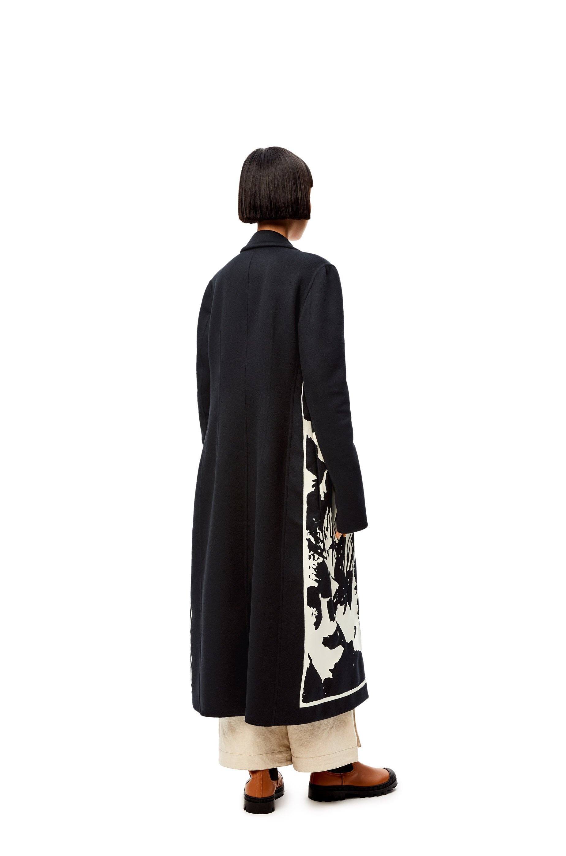 Pansies coat in wool and cashmere - 3