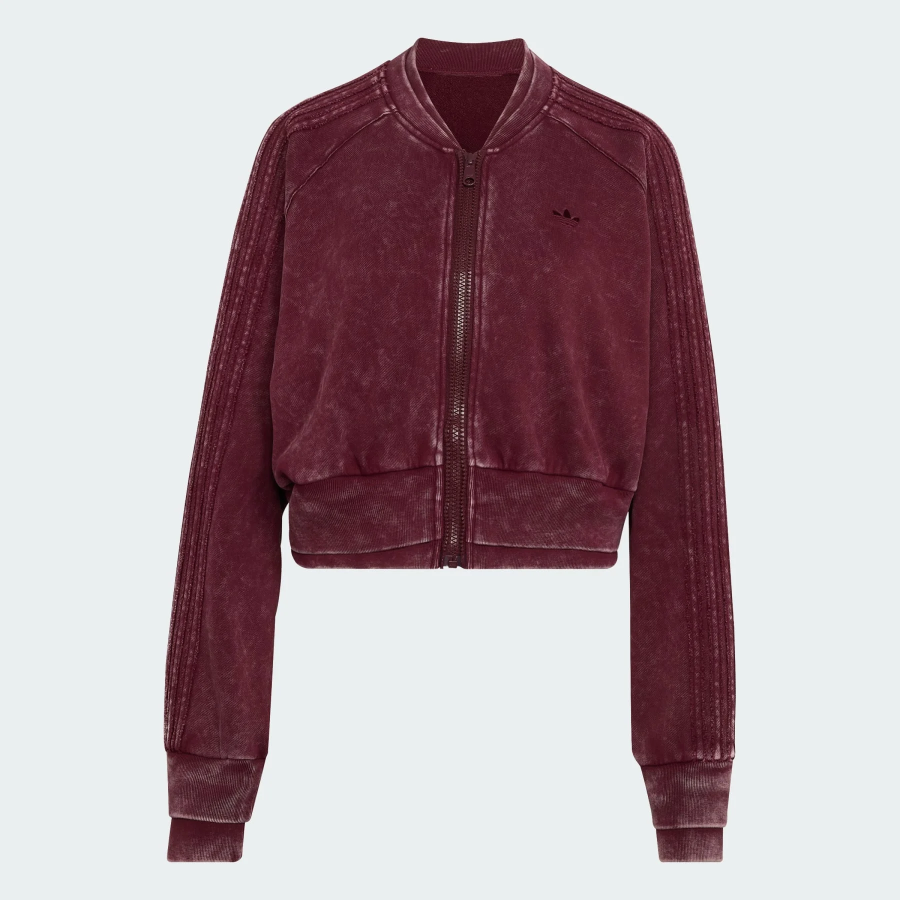 SST DOUBLE LAYERED CROPPED TRACK TOP - 1