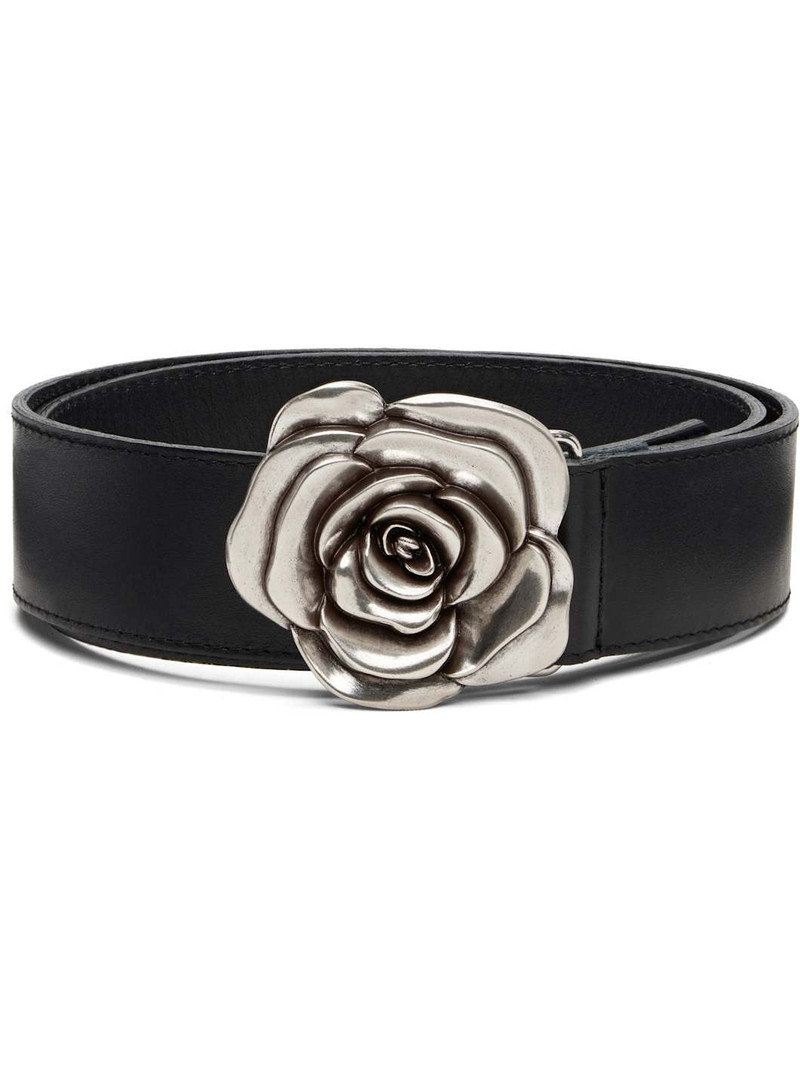 Black Rose Buckle Belt 1