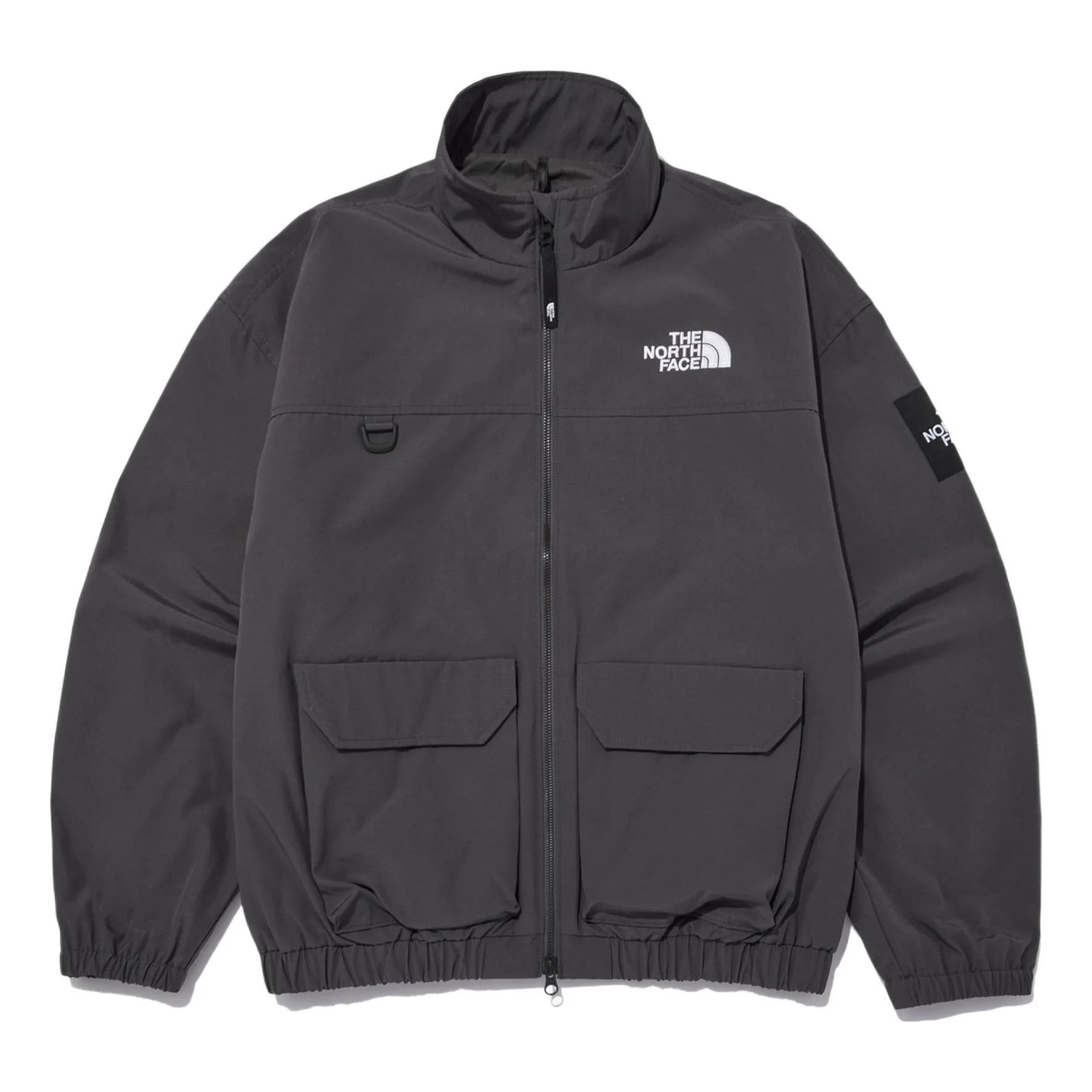 THE NORTH FACE FW22 Logo Crop Jacket 'Grey' NJ3BN51L - 1
