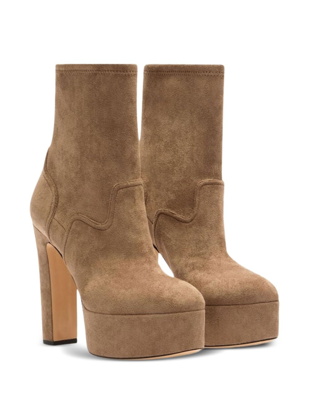130mm Patty platform ankle boots - 2