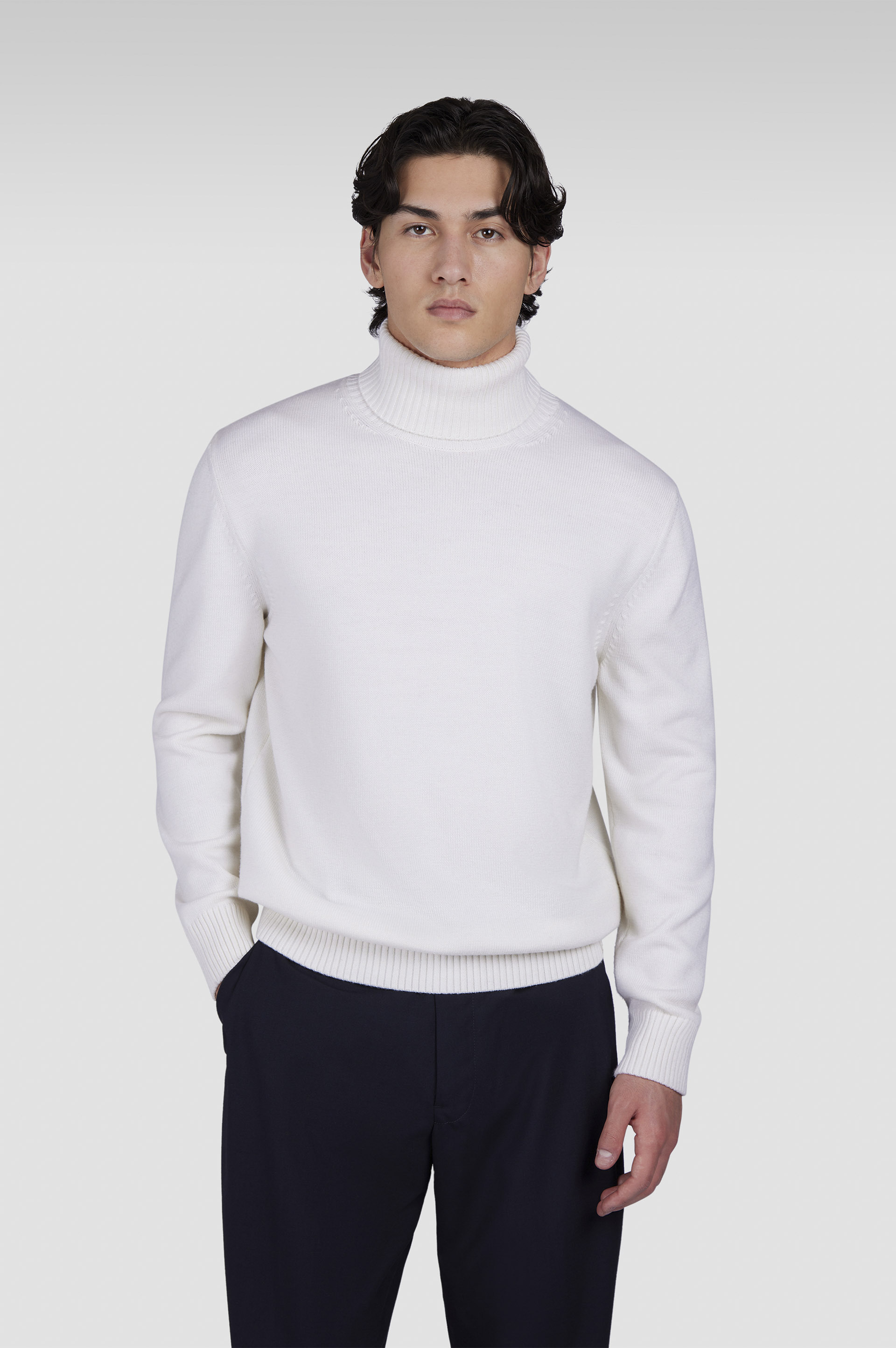 SOFT COOL TOUCH WOOL TURTLENECK - 6