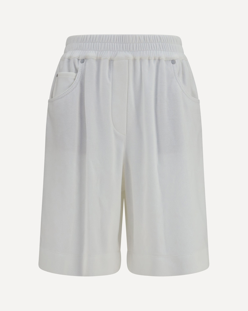 Cotton piqué Shorts 1