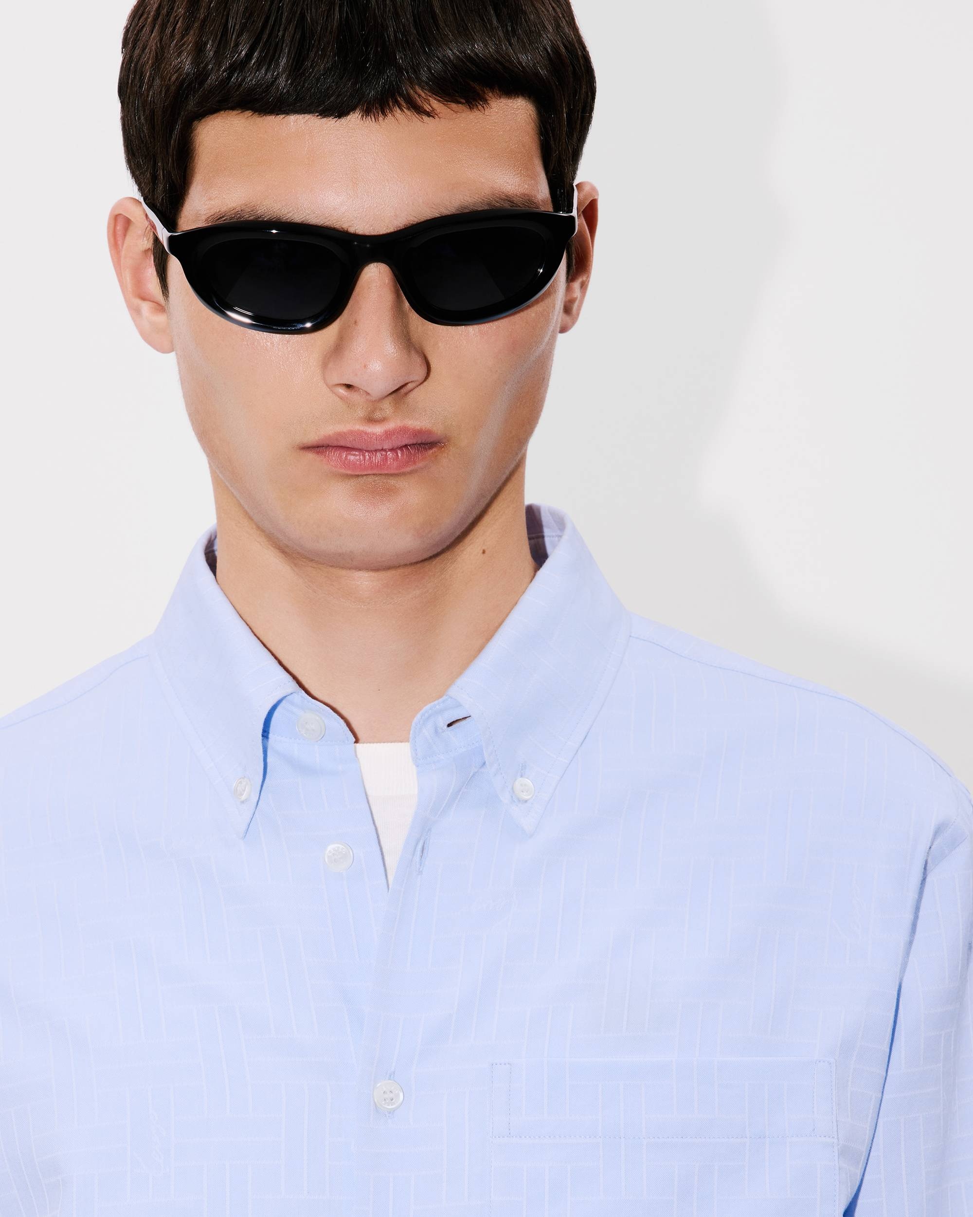 'KENZO Weave' jacquard slim shirt - 6