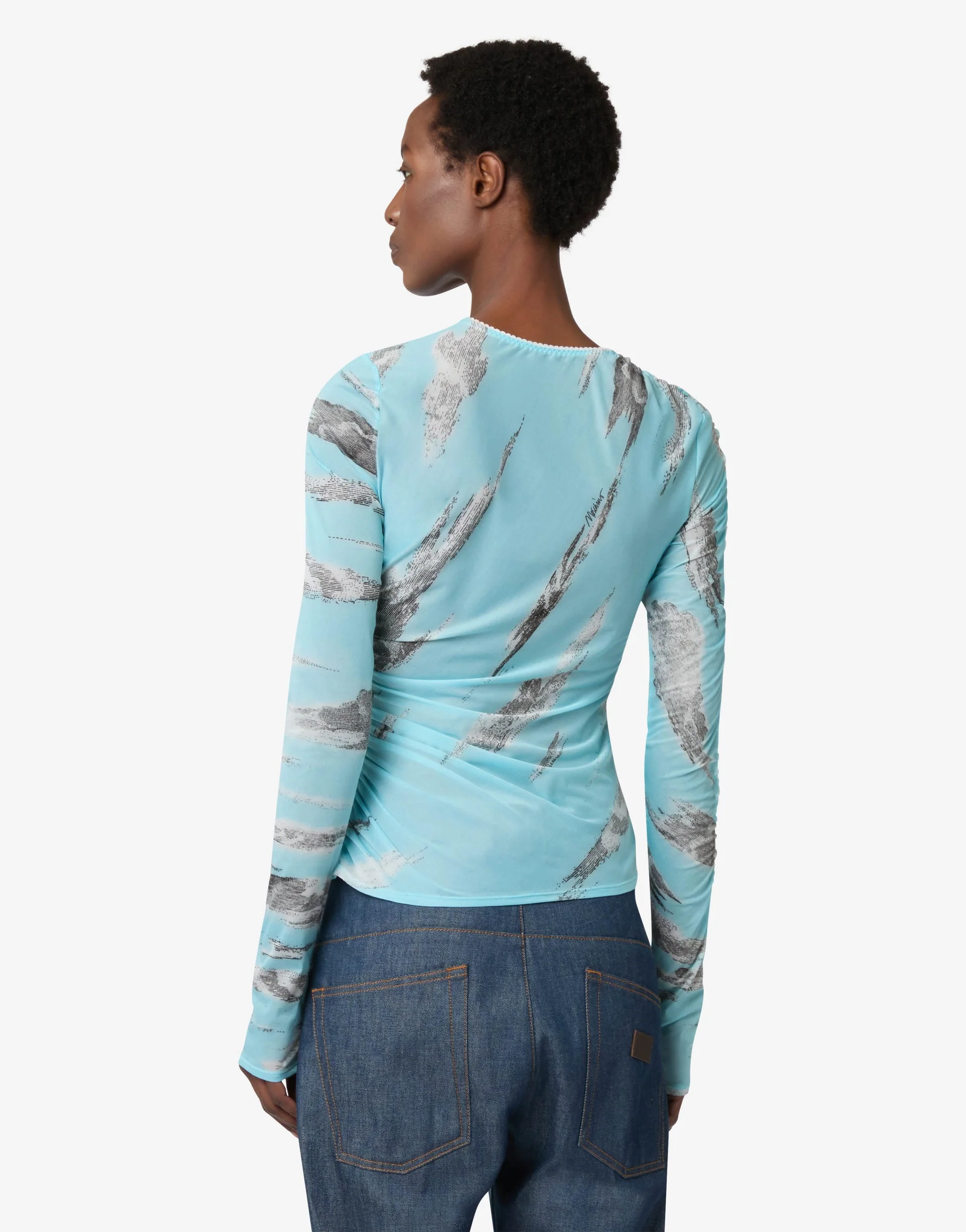 ARCHIVE CLOUDS TULLE TOP - 1