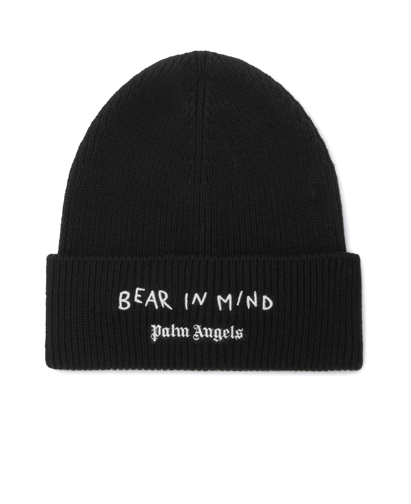 Bear Patch Knitted Beanie - 2