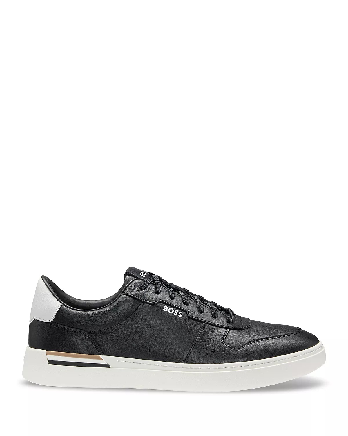Men's Leather Lace Up Sneakers - 5